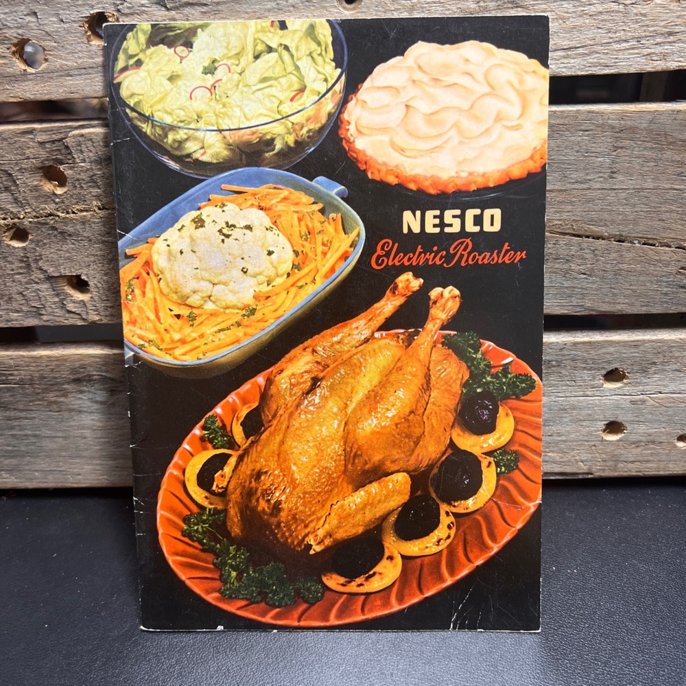 Vintage Nesco Electric Roaster Instruction Manual and Recipe Booklet Retro